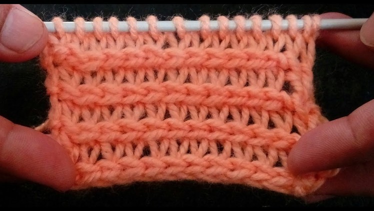 Easy Muffler design knitting || in hindi
