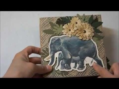 Elephants! A 6x6 paper bag album