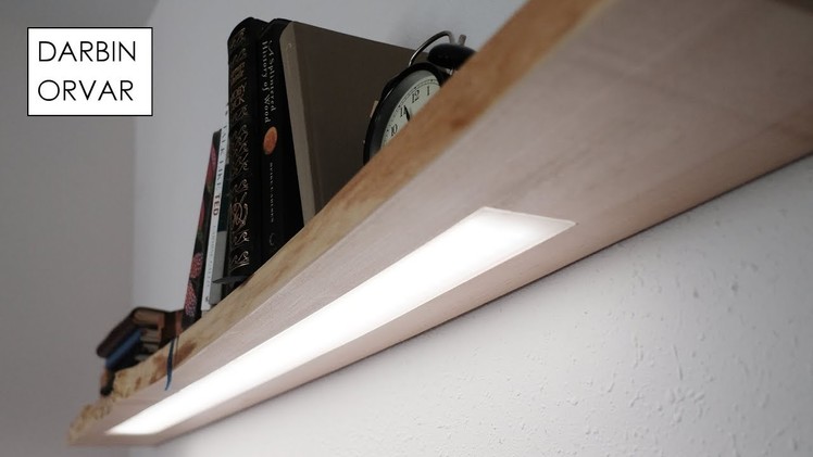 Floating Shelf w. Hidden LED Lighting