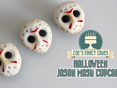 Friday 13th Jason mask cupcakes Halloween