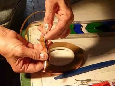 (G) Stained glass How to apply copper foil. wmv