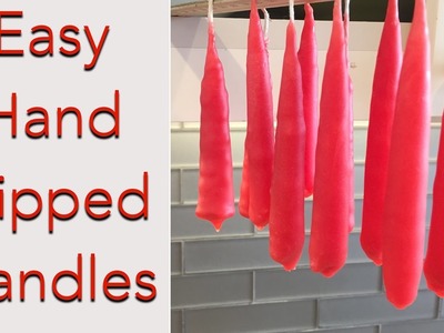 Hand Dipped Candles For Beginners