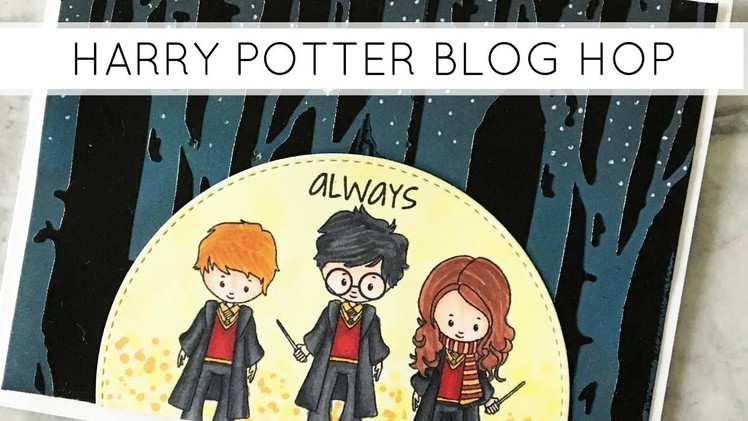 Harry Potter Cardmaking Tutorial Blog Hop (Foiling with Transfer Gel)