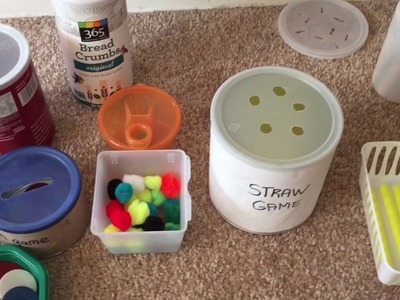 Homemade fine motor activities (8 months to 2 years) Do it yourself!