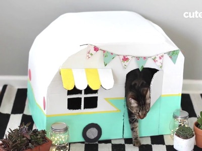 How To Build A Vintage Kitty Camper - Cuteness.com