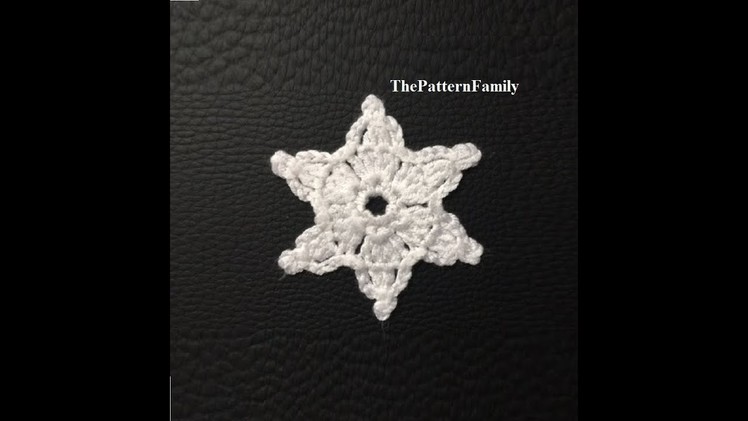 How to Crochet a Star Ornament Pattern #54│by ThePatternfamily