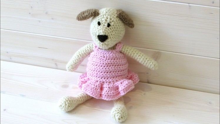 How to crochet an animal. doll ballet dress - Wooly Wonders Crochet Animals