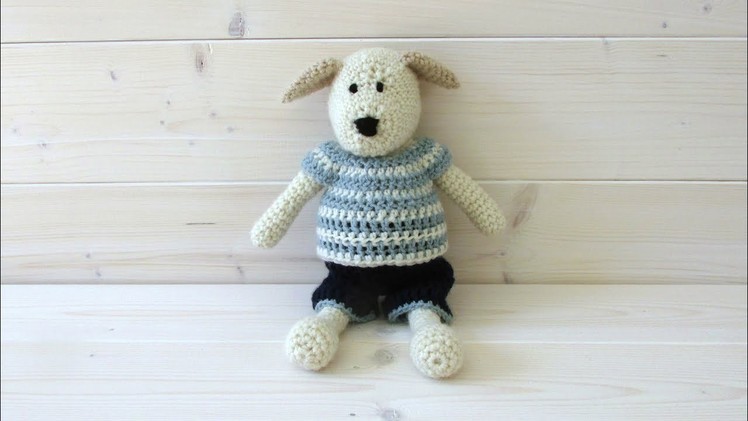 How to crochet an animal. toy top and shorts - Wooly Wonders Crochet Animals