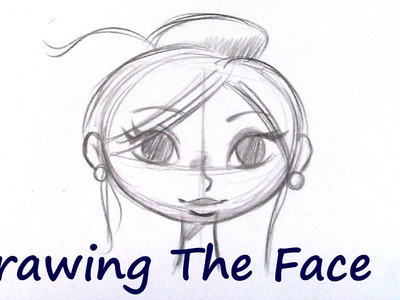 How to Draw A Cartoon Face  (Beginner Level)