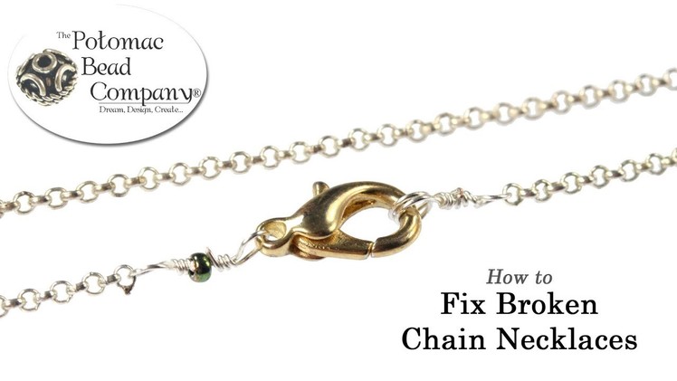 How to Fix Broken Chain Necklaces jpg