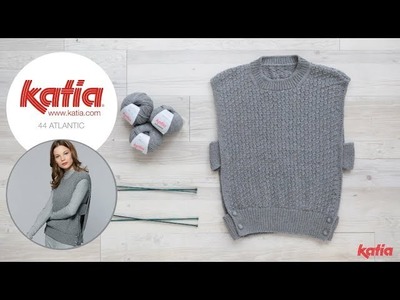 How to Knit a Women Sleeveless Sweater