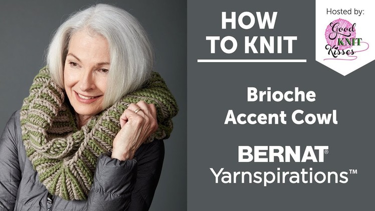 How to Knit: Brioche Accent Cowl