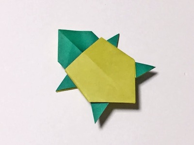 How to Make a Paper Turtle | Origami Turtle Easy but Cool with 1 Paper | Origami Animal for kids
