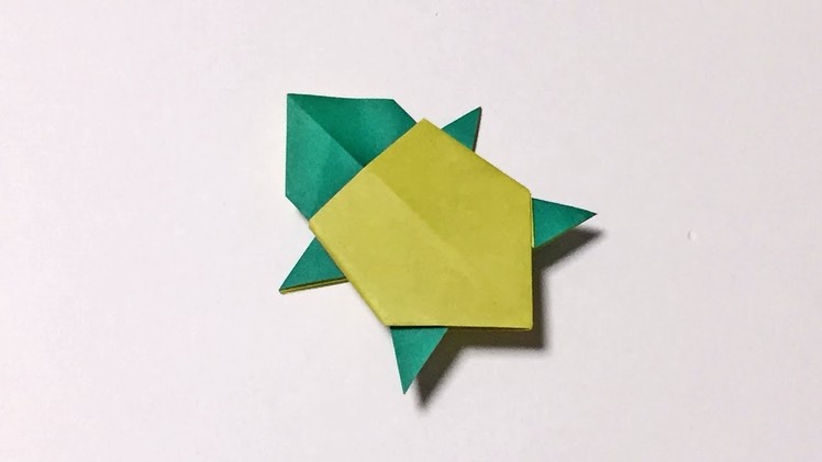 How to Make a Paper Turtle | Origami Turtle Easy but Cool with 1 Paper | Origami Animal for kids