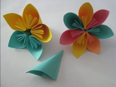 How to Make Beautiful Origami-Kusudama-Flowers--Easy Steps.Origami