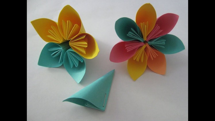 How to Make Beautiful Origami-Kusudama-Flowers--Easy Steps.Origami