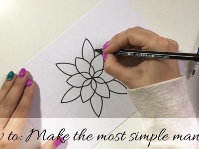 HowTo: make the most simple mandala!