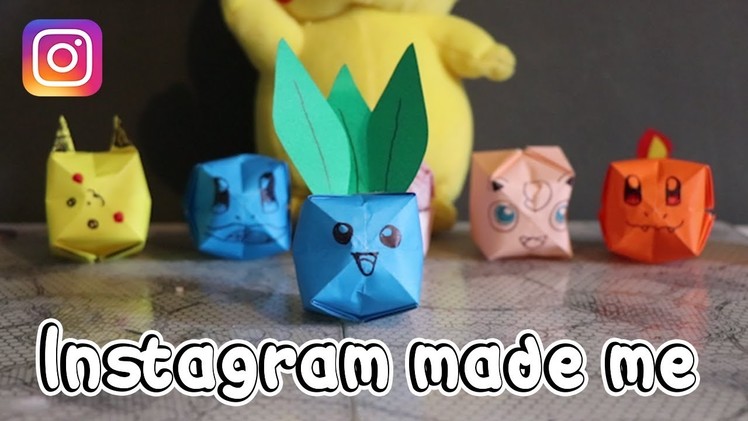 Instagram made me do it: Pokemon Origami