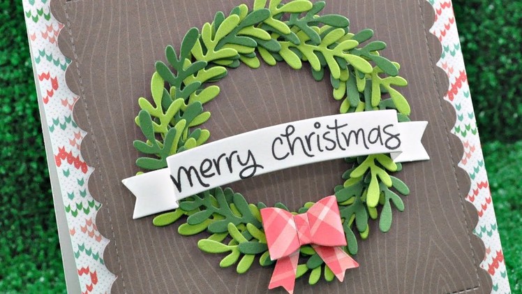 Intro to Mini Wreath and Large Wreath + a card from start to finish