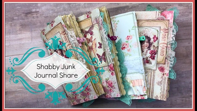 Junk Journal Share: Shabby TN Notebooks (Sold)