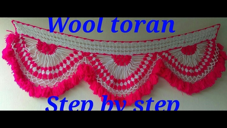 Make decorative wool toran  No-4