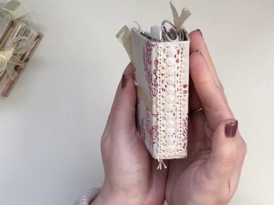 Micro mini junk journal using this and that #1