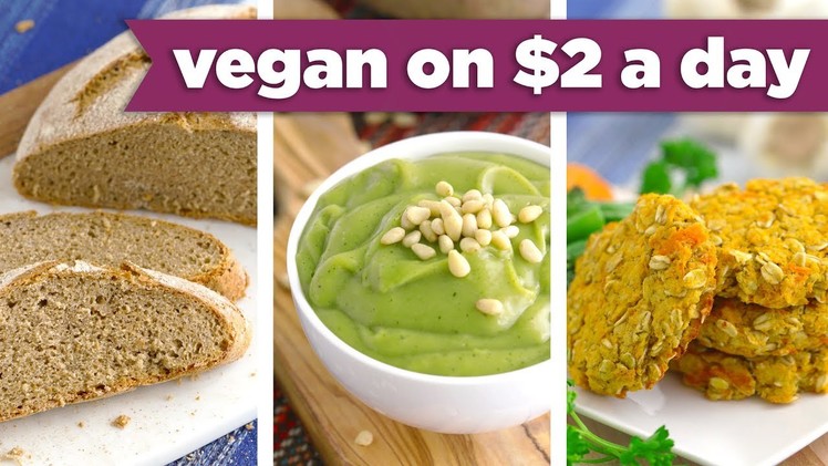 NEW Breakfast Lunch and Dinner Under $2! Easy Vegan Recipes! - Mind Over Munch