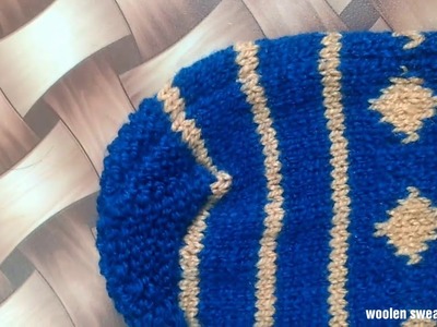 New Design for woolen cap | woolen sweater designs || woolen cap design for kids or baby in hindi