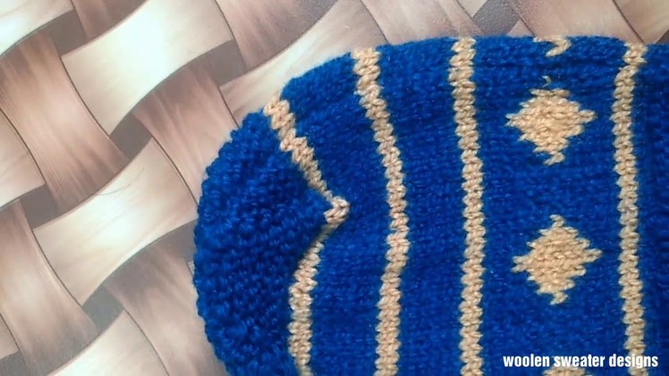 New Design for woolen cap | woolen sweater designs || woolen cap design for kids or baby in hindi