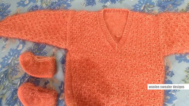 New sweater designs for kids or baby in hindi | kids sweater designs | woolen sweater making