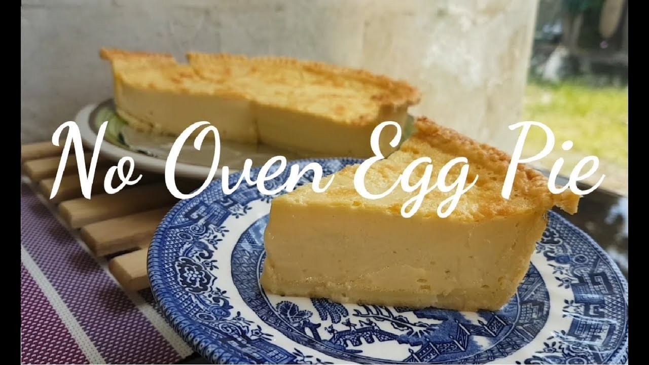 No Oven Egg Pie | How to bake Egg Pie without oven | Egg Pie recipe | improvised Oven