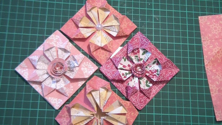 One sheet Teabag fold using DSP Cupcake & Carousels