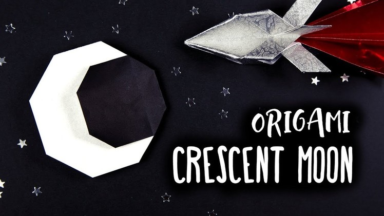 Origami Crescent Moon Tutorial ☾ Easy! ☾ Paper Kawaii