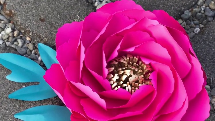 Ostin giant paper flower tutorial
