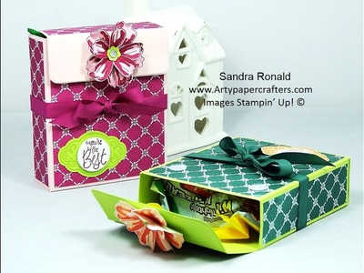 Pretty Gift Box for Holiday Treats - SandraR Stampin' Up! Demonstrator Independent