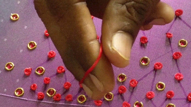 Professional French Knot Embroidery