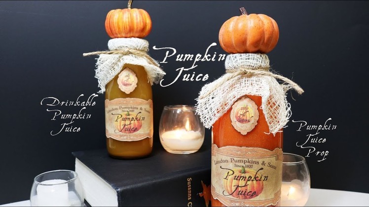 Pumpkin Juice : Copycat Harry Potter Pumpkin Juice : DIY Pumpkin Juice Prop : Harry Potter Inspired