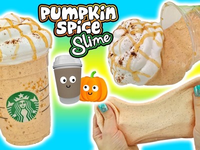 Pumpkin Spice Latte SLIME! Adorable Fall Scented Homemade Slime! Doctor Squish
