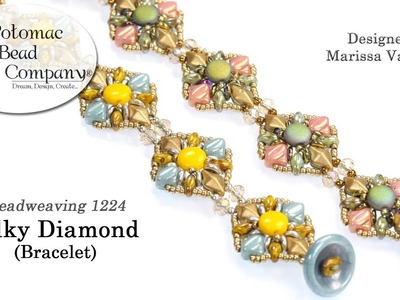 Silky Diamond Bracelet (DIY Pattern Tutorial)