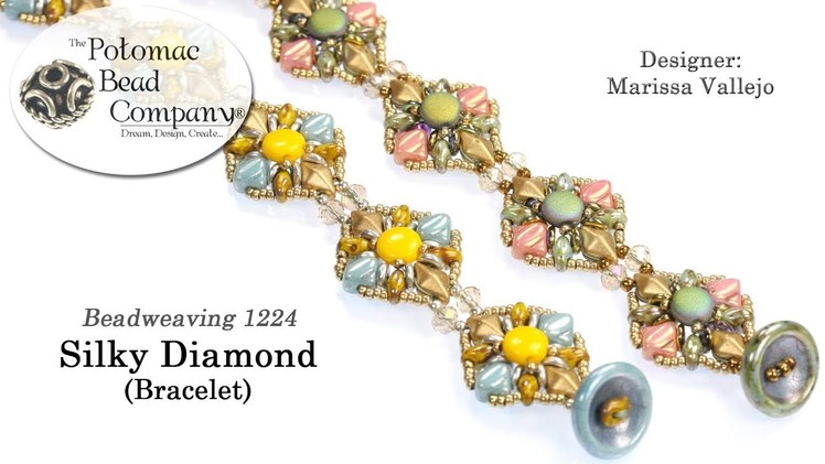 Silky Diamond Bracelet (DIY Pattern Tutorial)