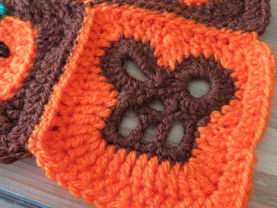 Skull Granny Square - How to Crochet