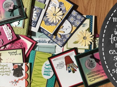 Stampin' UP Annual Catalog 2017 Product Share   40 new card ideas!