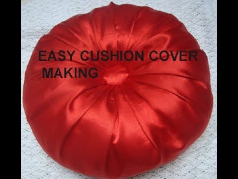 SUPER EASY ROUND cushion cover.pillow cover making
