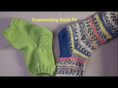 Techniques for Custom Fit Socks