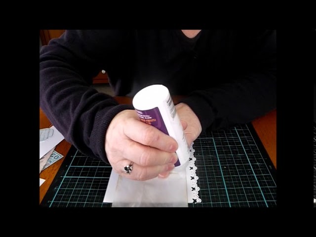 Tutorial on   4 pockets from one 8x4 inch Glassine Bag