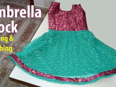 Umbrella Frock Cutting and Stitching | Baby Frock Cutting and Stitching Kids circle skirt