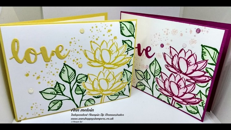 Water colouring & Masking with Remarkable You Stampin Up!