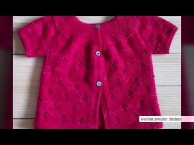 Woolen sweater designs for kids or baby in hindi | one colour sweater design for kids,sweater design