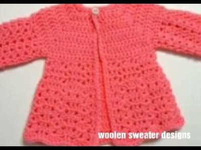 Woolen sweater designs || knitted design pattern for kids or baby in hindi