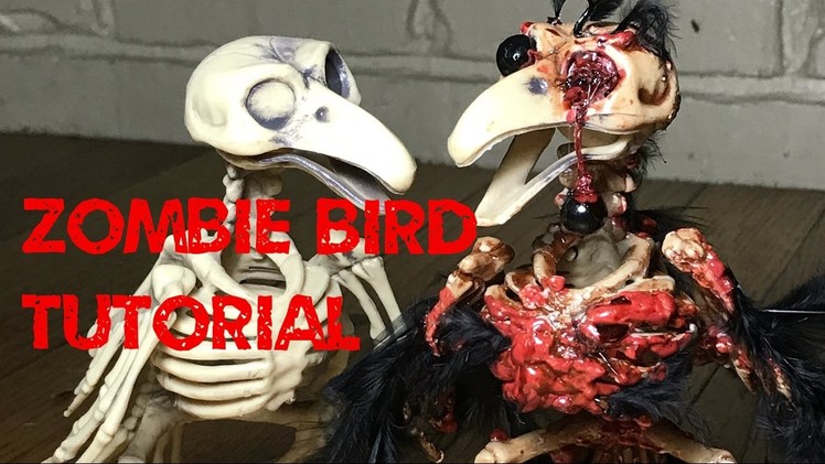 Zombird - How to corpse a bird skeleton and make a zombie bird